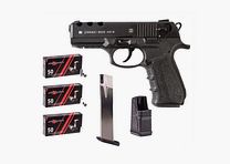 Zoraki Zoraki 4918 brüniert 9 mm P.A.K. Platzpatronen-Set