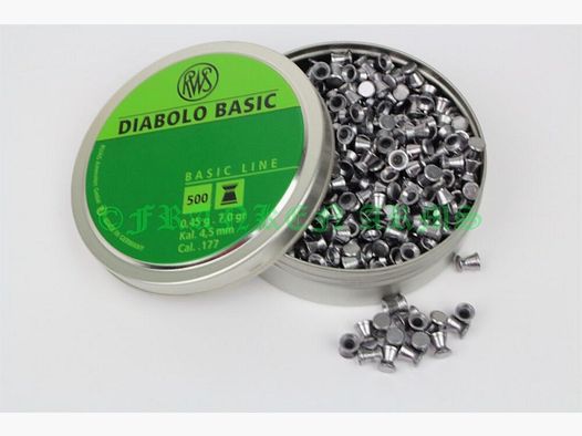 RWS Diabolo Basic 4,5mm 500 pièces