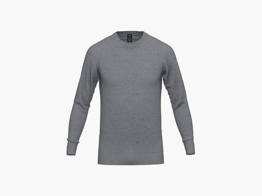 CECEBA Thermo Sport 1/1 Arm Shirt Grau Dunkel Melange