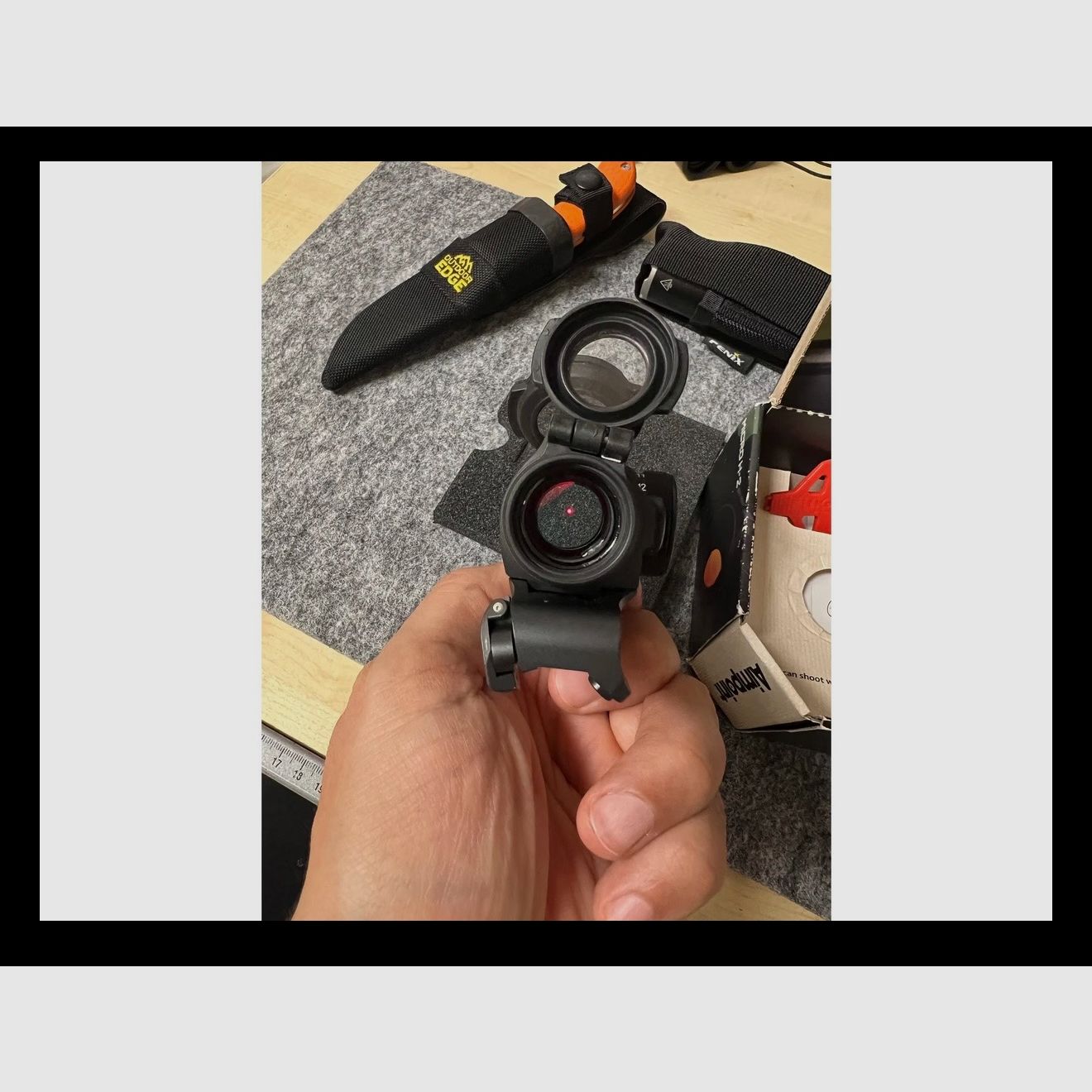 Driven hunt sight Aimpoint Micro H-2 2 MOA - red dot sight with Blaser saddle mount, image 5 of 5