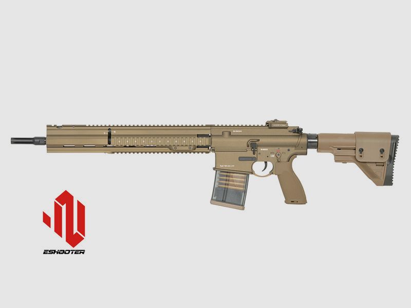 EC-204 DMR S-AEG mit Eshooter ETU, Grün/Braun