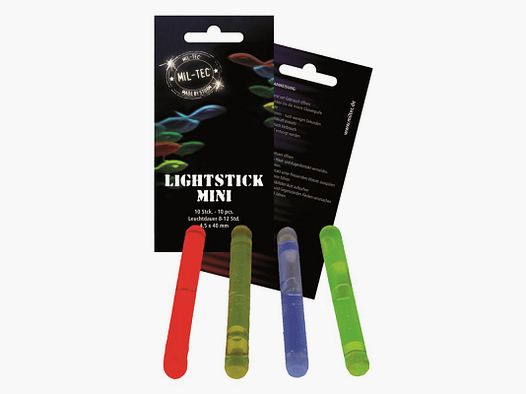 Chemical light MIL-TEC LIGHTSTICKS MINI BLUE 10 pcs.