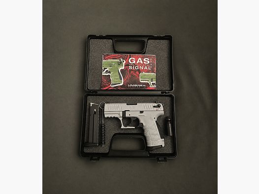 Walther P22Q Schreckschuss Pistole 9mm P.A.K. schwarz Tungsten Grey