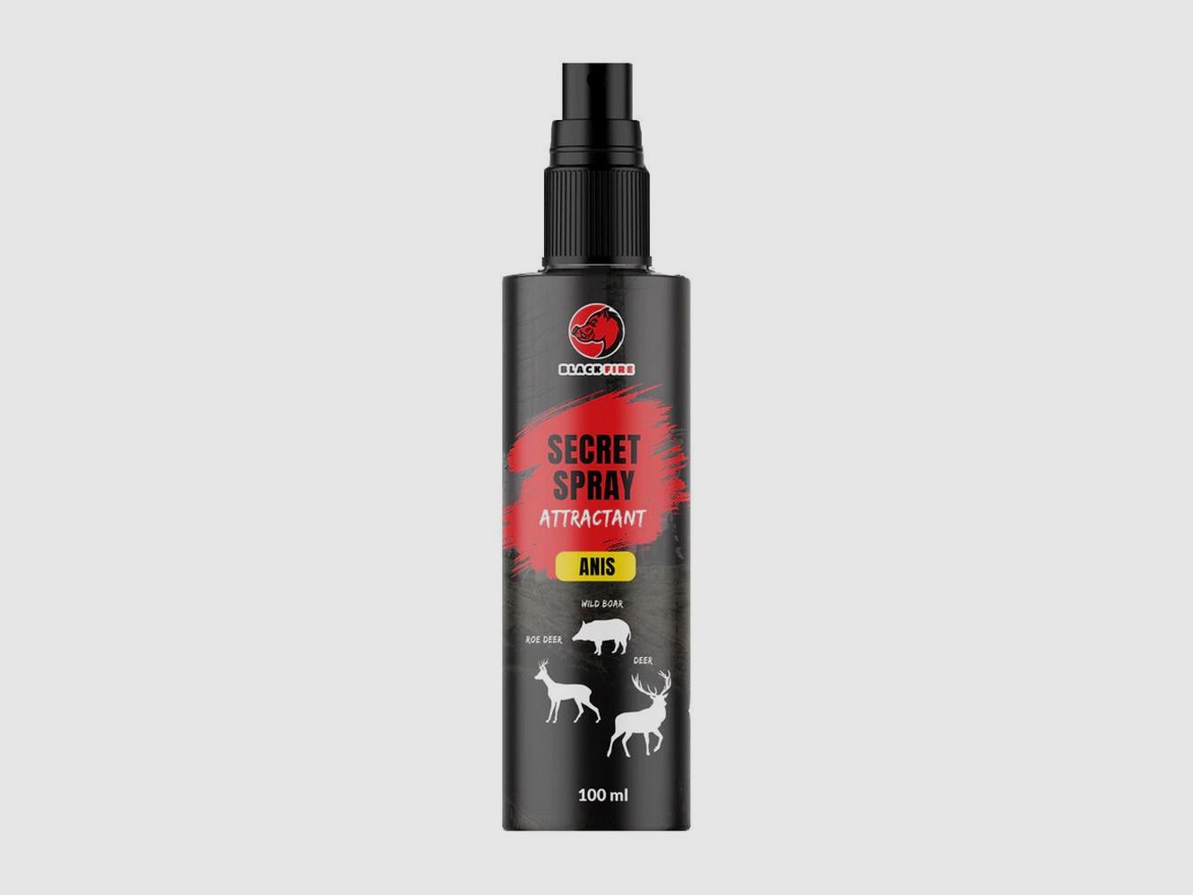 Spray Attractant Black Fire - Secret Spray Anis - Puissant et Naturel - Attire Efficacement le Gibier, image 1 sur 5