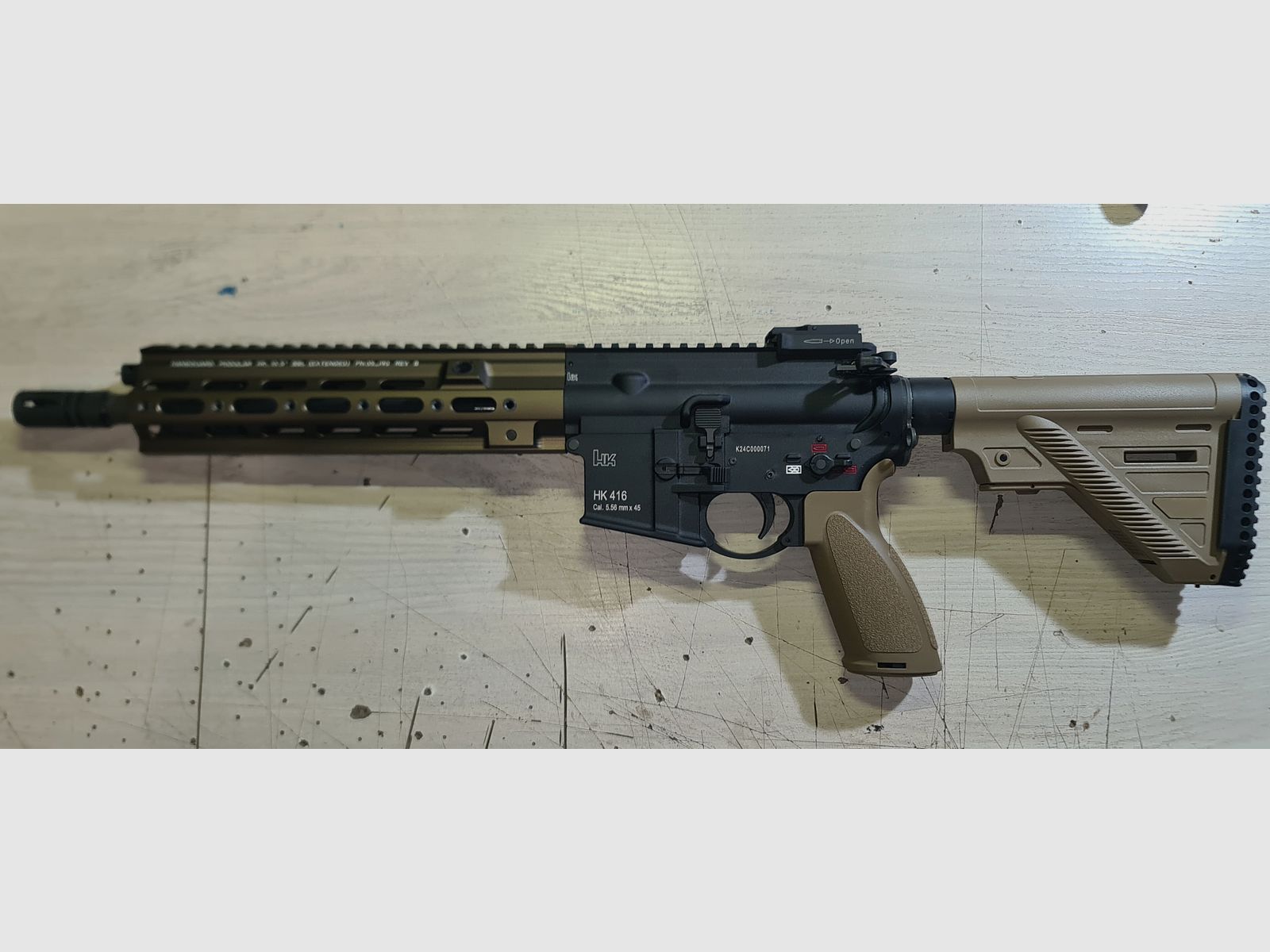 Hk 416 a5 Umbau mit Glock 17gen 5