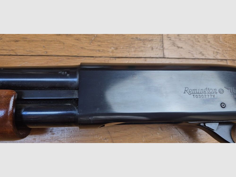 Très beau fusil à pompe Remington – Mod 870 Wingmaster – Canon lisse de 51 cm – calibre 12/70 – Capacité 4+1 (!) extensible – Finitions « Luxe » – Arme fiable, simple et légendaire – Excellent état – TBE+/TBE++, image 38 sur 45