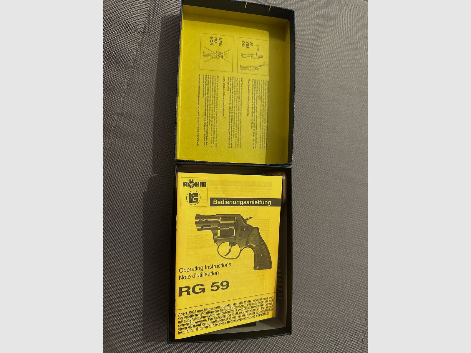 Röhm RG 59 “Le Petit” Schreckschussrevolver 9 mm R.K. inkl. OVP