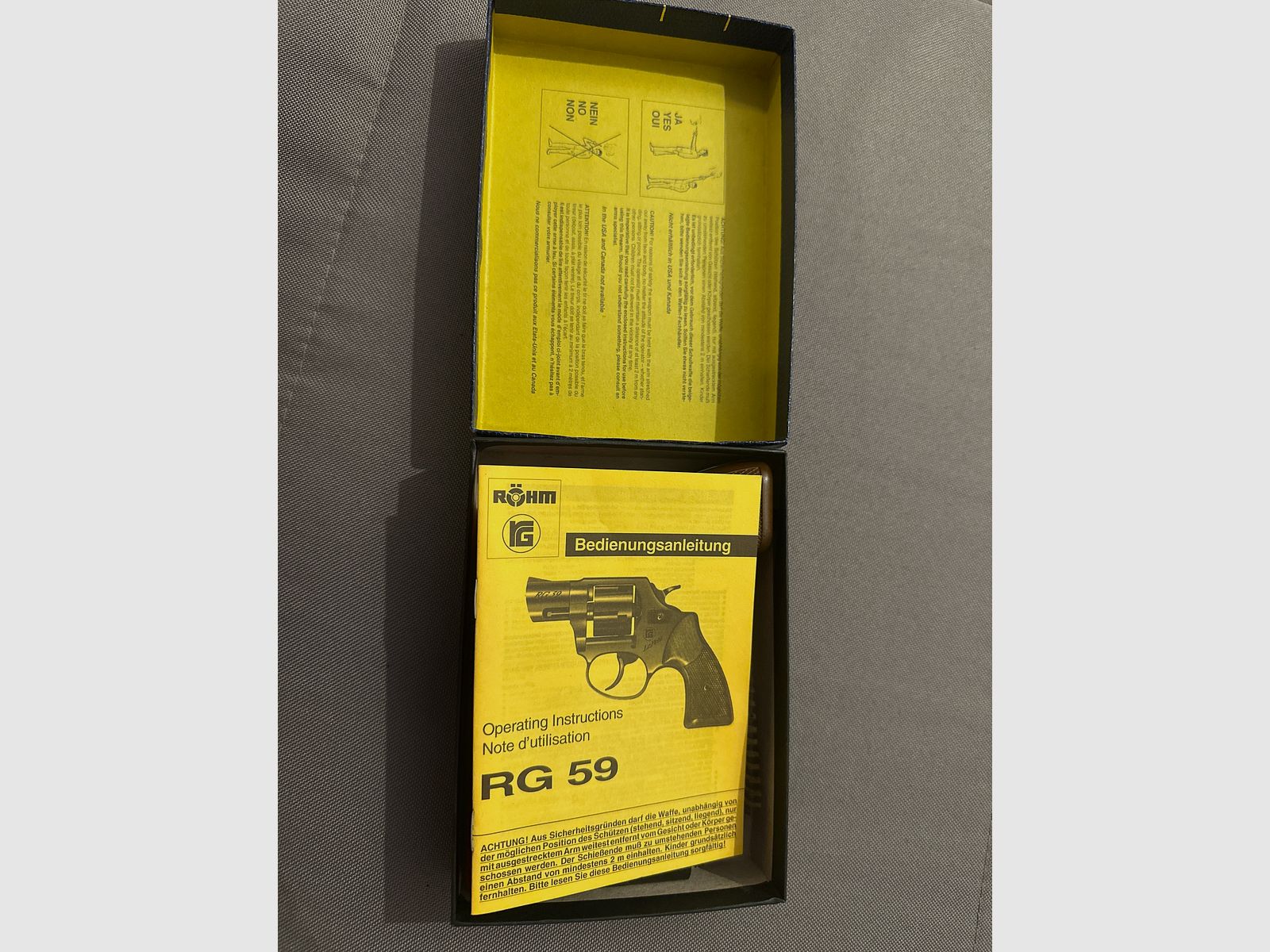 Röhm RG 59 “Le Petit” Schreckschussrevolver 9 mm R.K. inkl. OVP