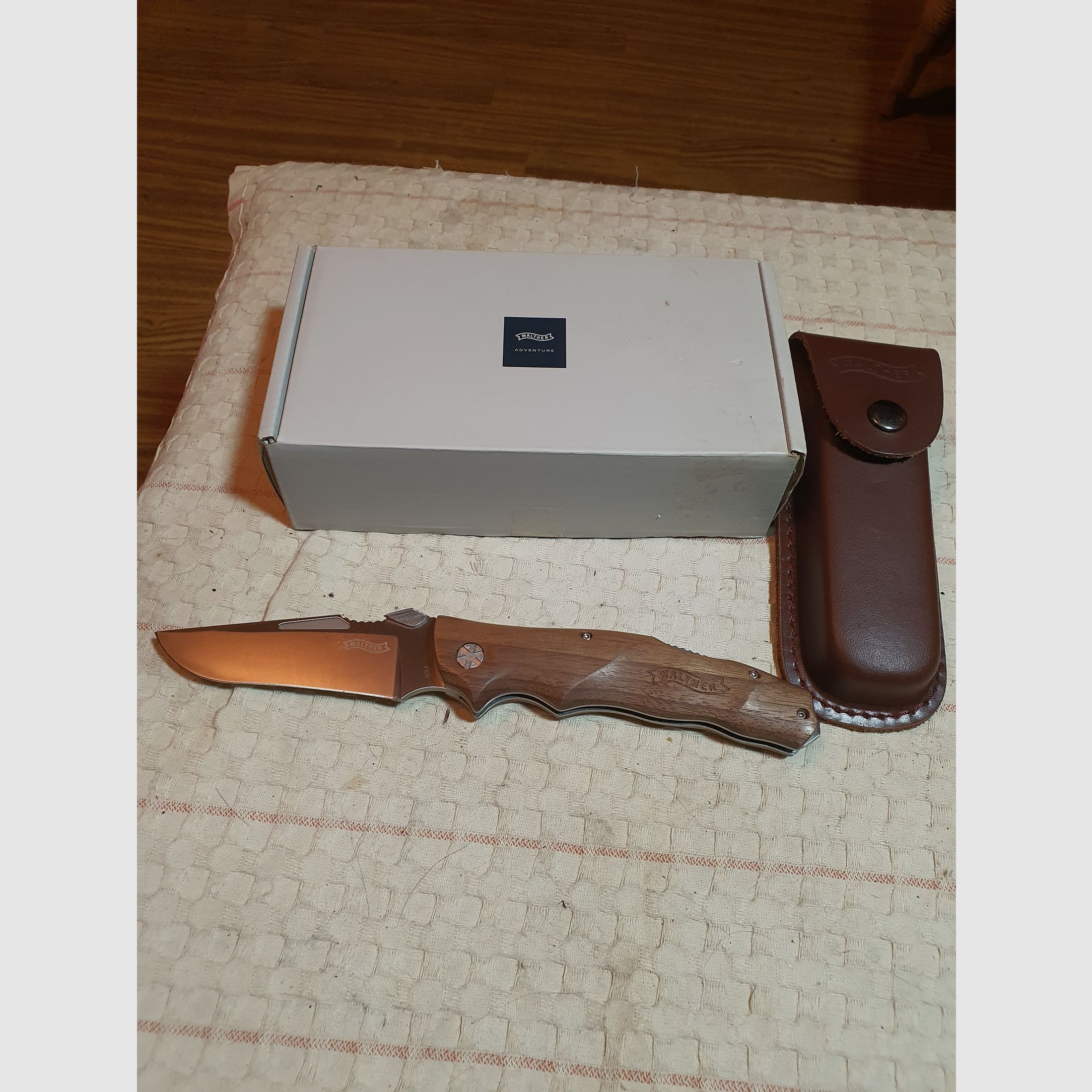 Walther AFW Einhandmesser - Adventure Folder Wood