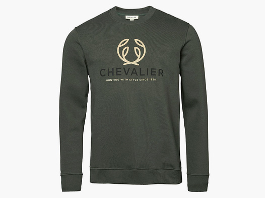 Chevalier Sweatshirt Chevalier Logo  Midnight Pine