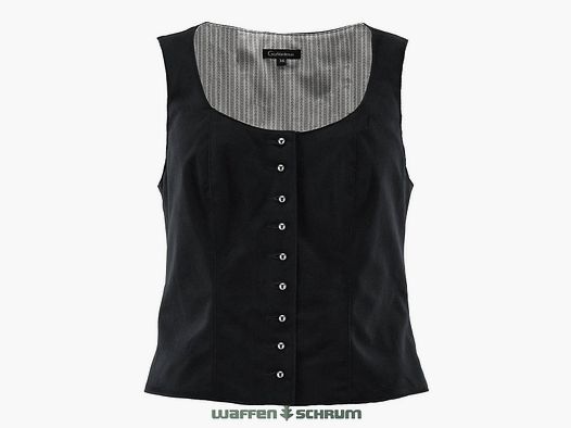 Gipfelstürmer Dames vest Mieder Zwart