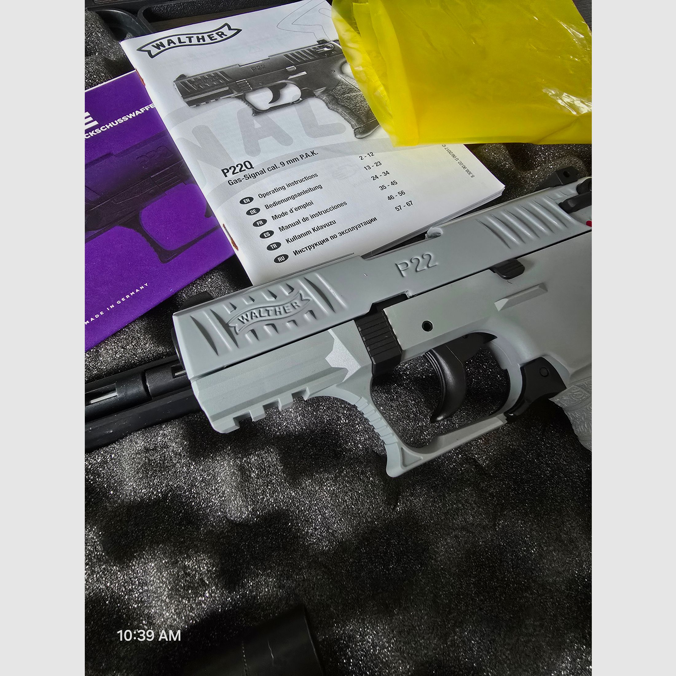 Walther P22Q Concrate Neu