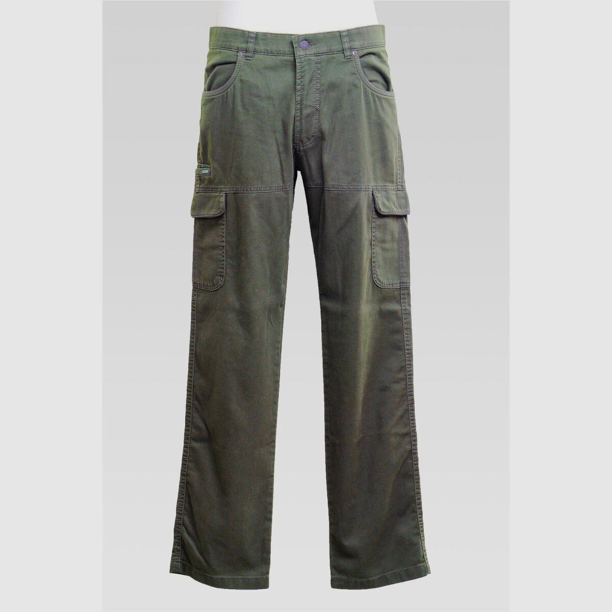 Hose Z Dame mit Beintasche 44 oliv