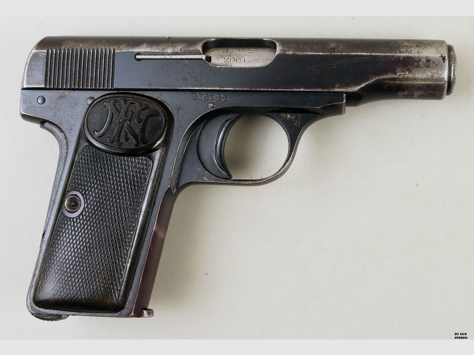 Pistol Fabrique Nationale F.N. mod. 10 cal. 7.65 mm matr. 206126, image 3 of 7