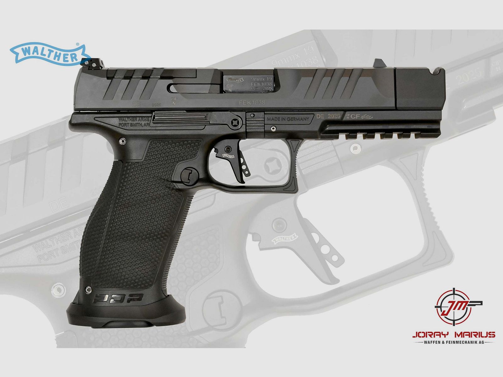Walther PDP PRO-X Full Size OR 9mm Para, 4,6”, image 1 sur 2