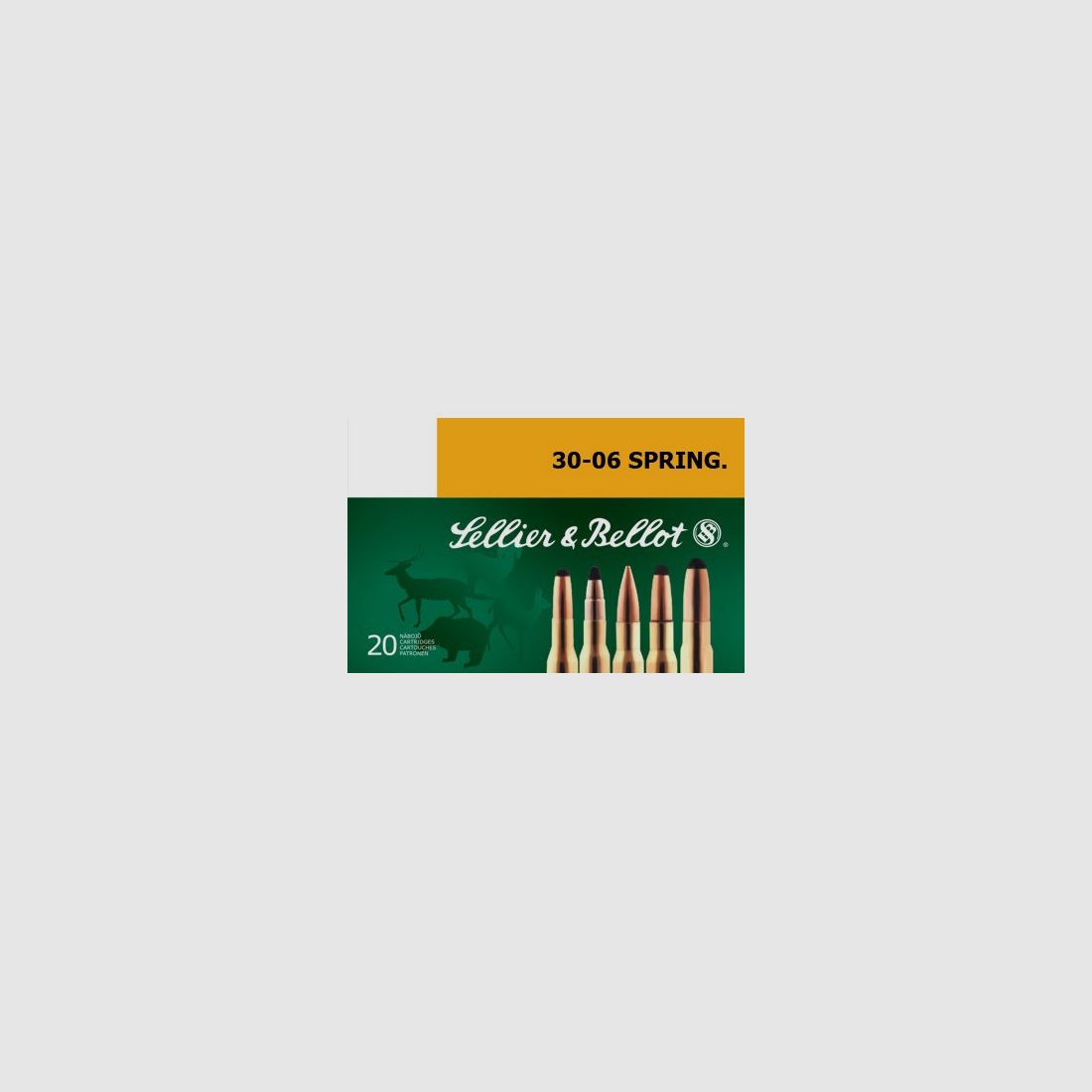 BOX MIT 20 PATRONEN SELLIER & BELLOT CAL.30-06SPRG SPCE 11.7G