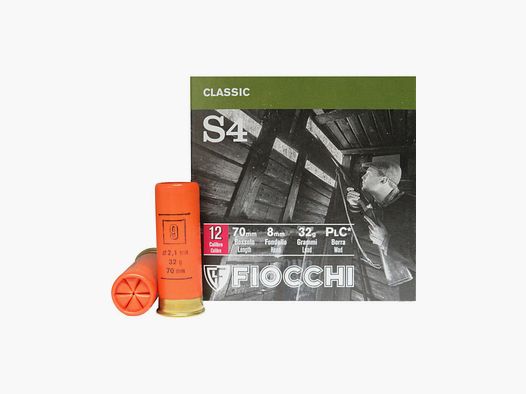 Fiocchi S4 patronen kal. 12/70 32 g lood 9