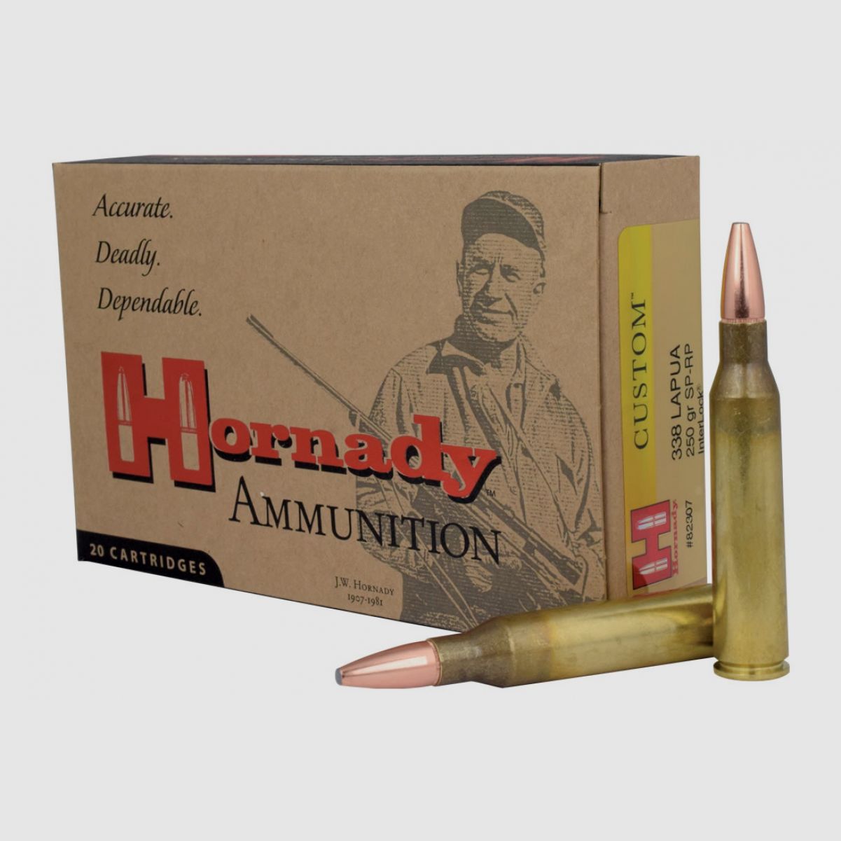 .338 Lapua Mag Custom InterLock 16.19 g / 250 grs