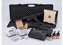 UX Strike Force CO2-Pistole – sehr guter Zustand, Laser-Visier, großes Zubehörpaket, ca. 4.500 Steel BBs