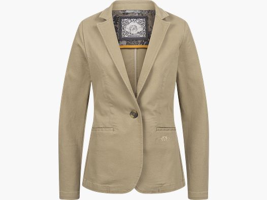Ladies Denim Stretch Jacket Marie Sand Sand 42
