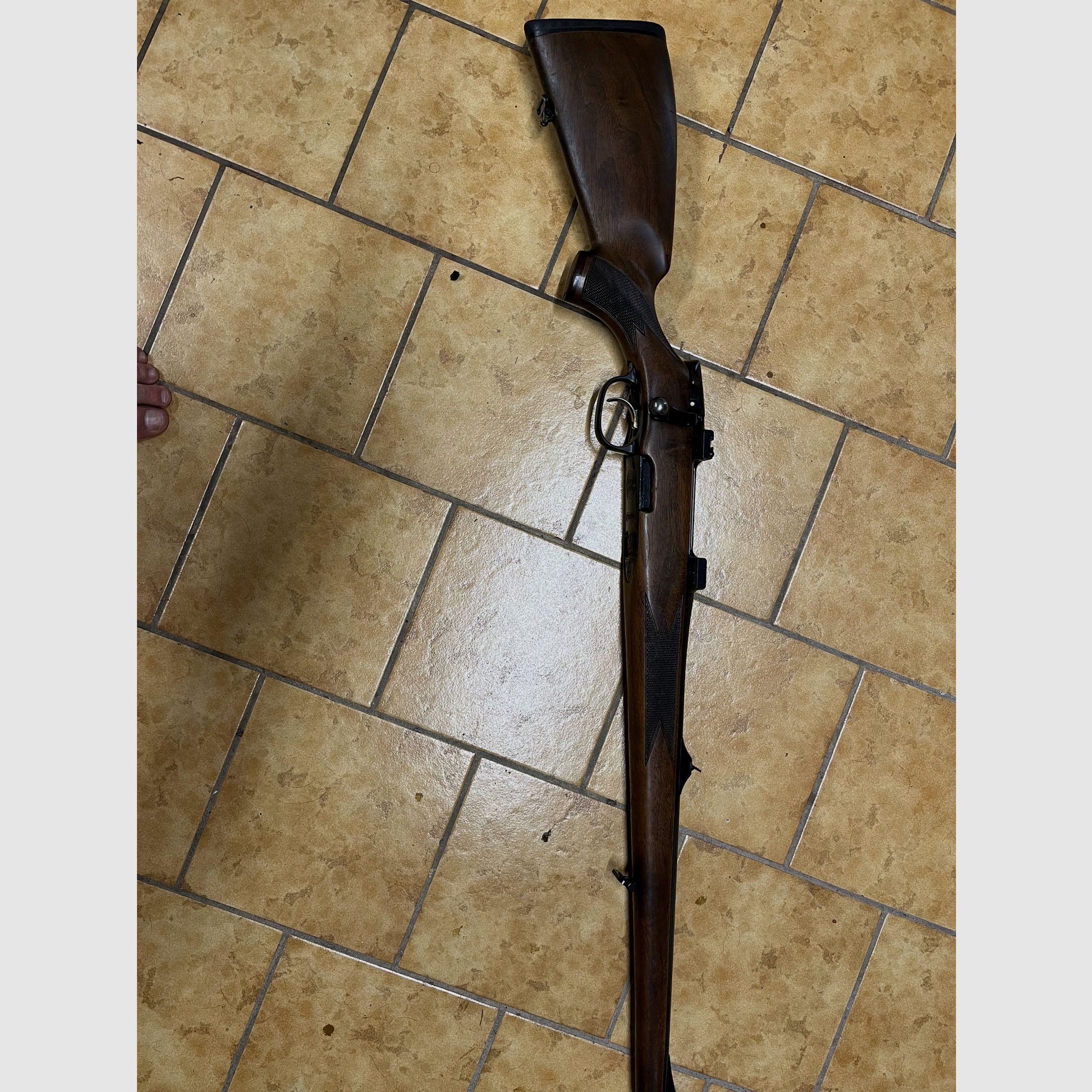 Steyer Mannlicher Stutzen 8x57 IS buen estado incl. montaje de cadera