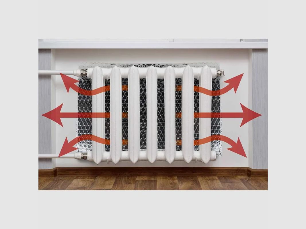 Heat reflector for radiators, image 1 of 5