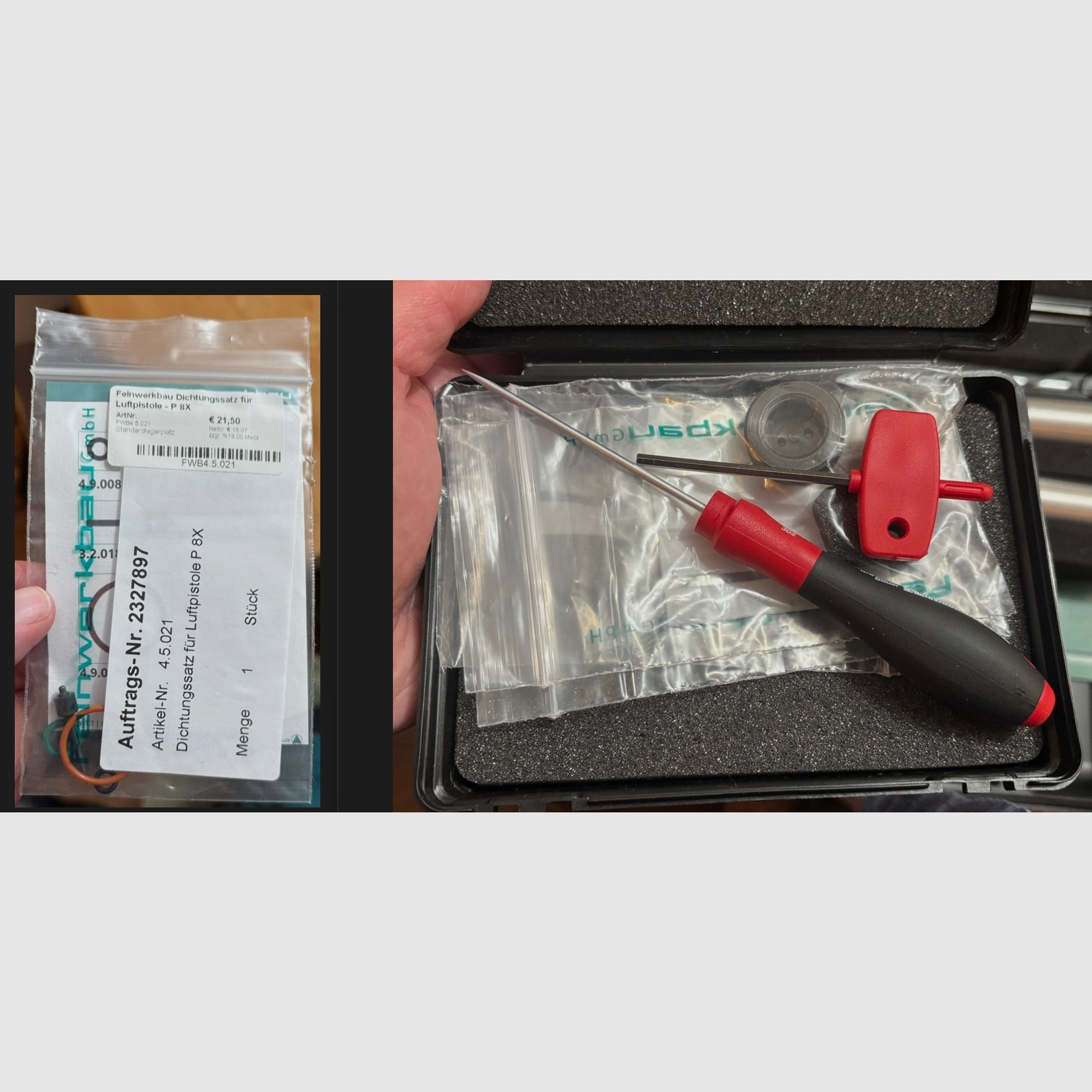 Feinwerkbau P 8X Short P8x Short Match Air Pistol