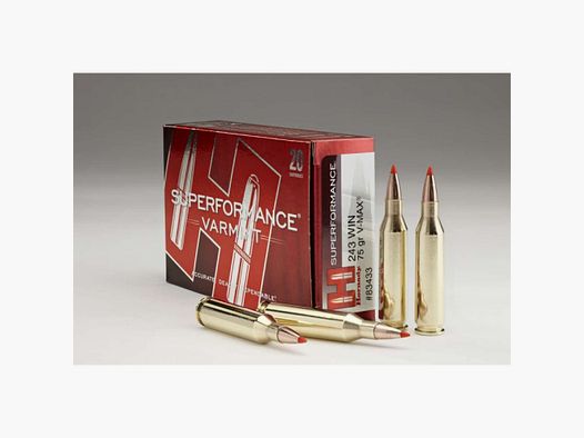 243 Winchester Hornady SUPERFORMANCE® VARMINT™ 75 gr V-MAX® VE20
