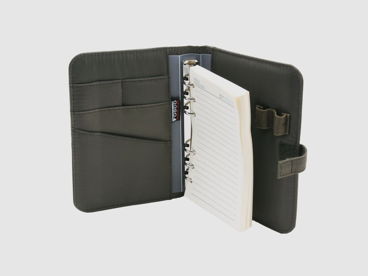 GEPOLSTERTES OUTDOOR NOTIZBUCH OLIVE SMALL