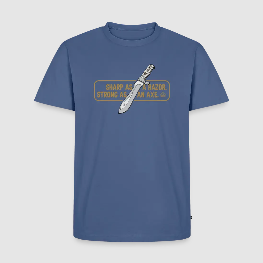 PUMA Men´s Premium T-Shirt "White Hunter Sharp & Strong"