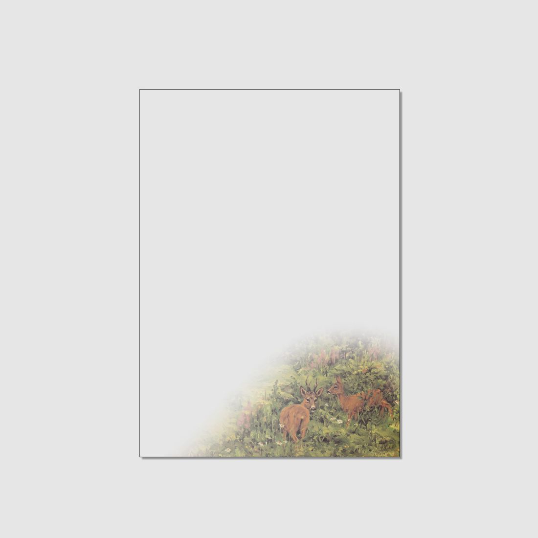 Brief- und Computerpapier ''Rehe''