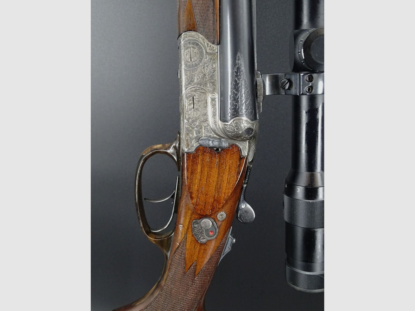Cuatrillizo Burgsmüller Suhl 1997 Calibre 8x57IRS .22lr 16/70 ZF Doctor LP disolución de colección