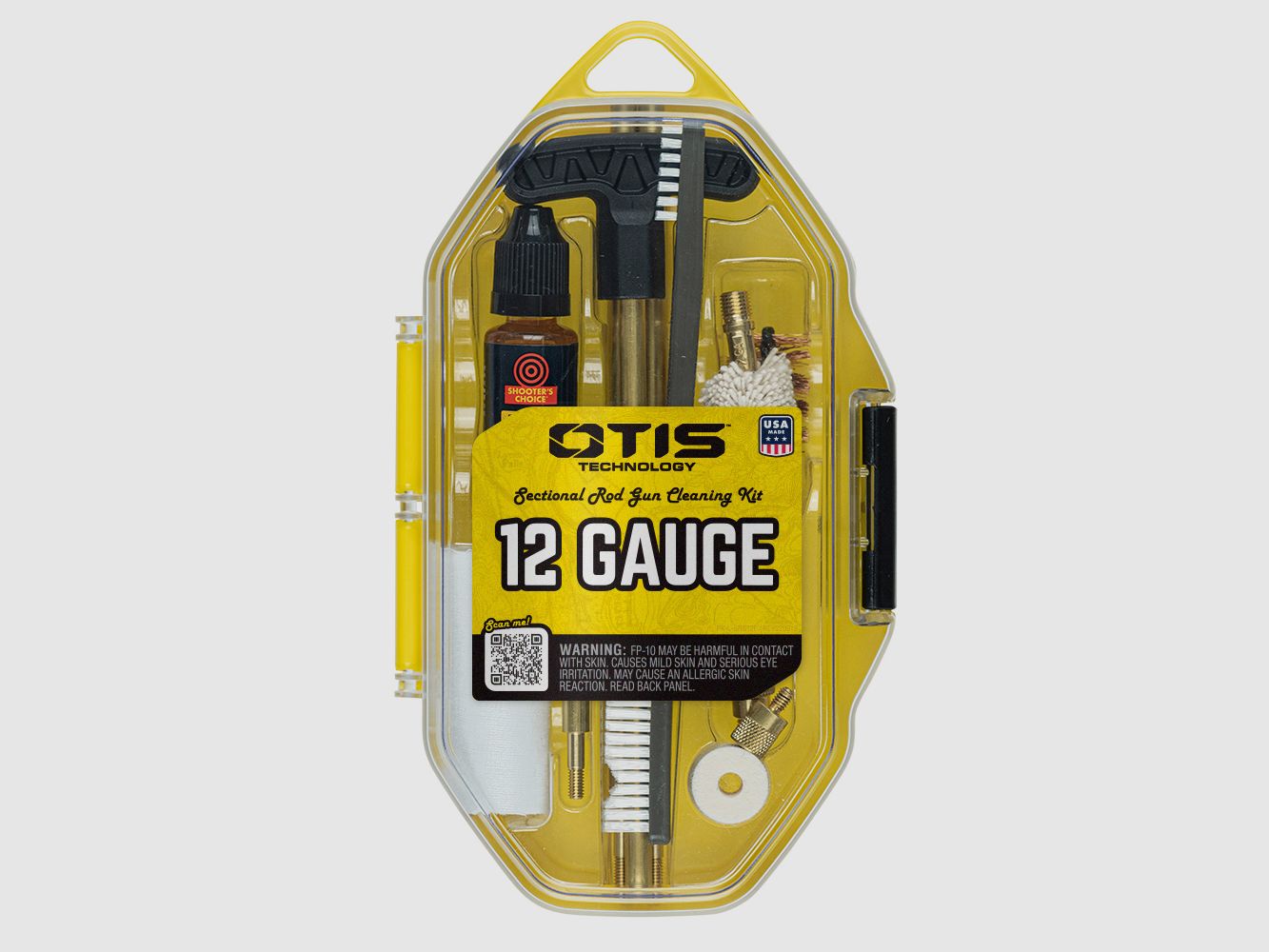 Kit de nettoyage pour fusil Otis .12 avec boîte de rangement