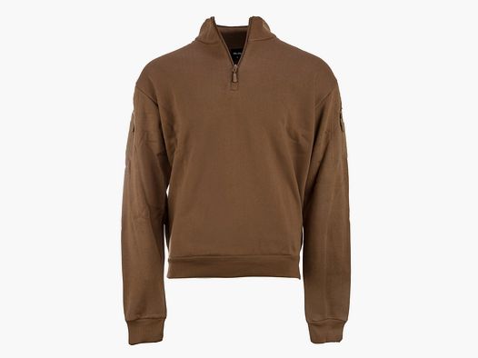 Mil-Tec Mil-Tec Tactical Sweatshirt mit Zipper dark coyote