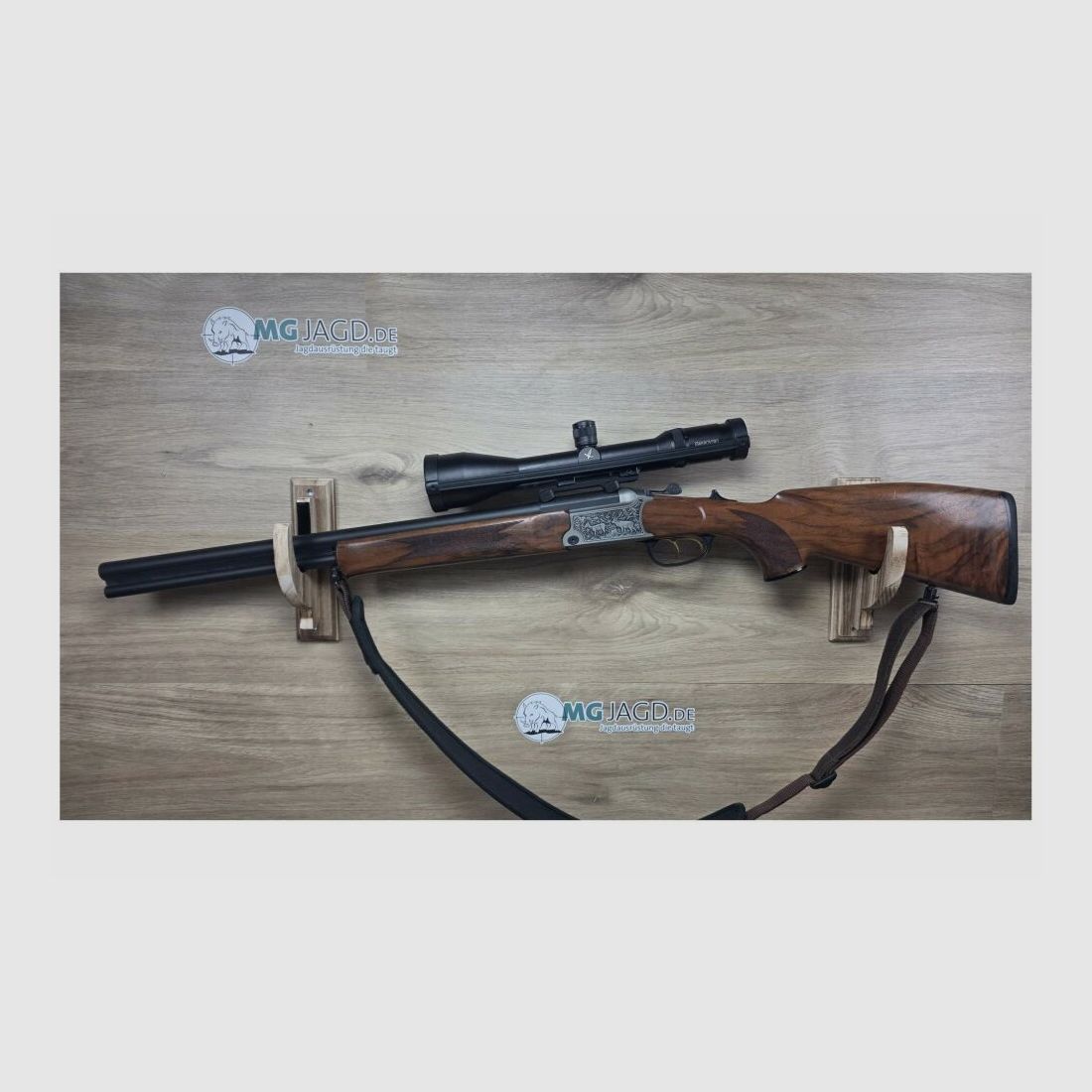 Blaser 97 Bockbüchsflinte mit Wechselsystem BDB 12/76;.308Win