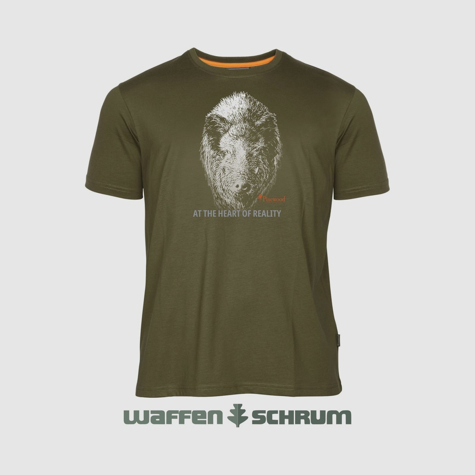 Pinewood T-Shirt Wildboar H. Olive