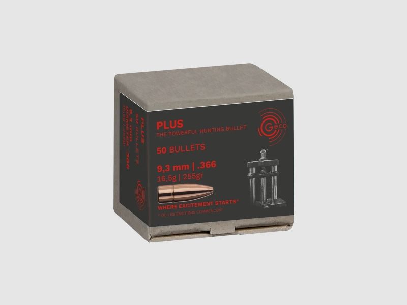 Geco Plus Bullet 9.3mm 50 pieces #2318566