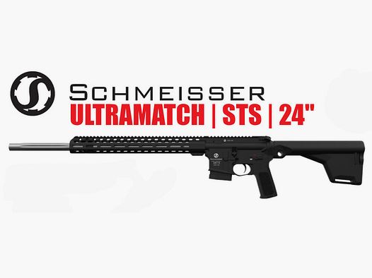 SCHMEISSER AR15 ULTRAMATCH STS 24″ Halbautomatische Büchse 223Rem Präzisionsgewehr sofort verfügbar UVP: 2348€