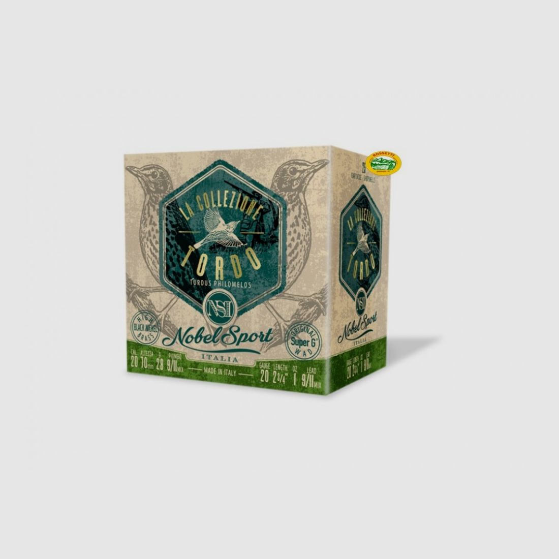 NOBEL Patronen TORDO Kollektion Spezial Kal.20 gr.28 pb.9/11 Mix