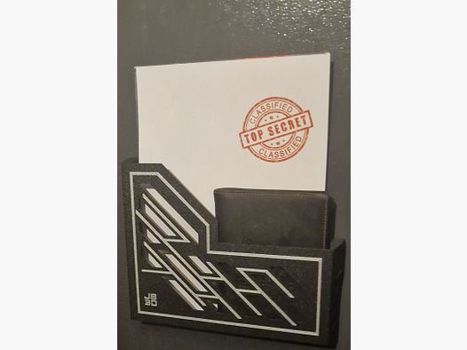 Dokumentenhalterung für den Waffenschrank