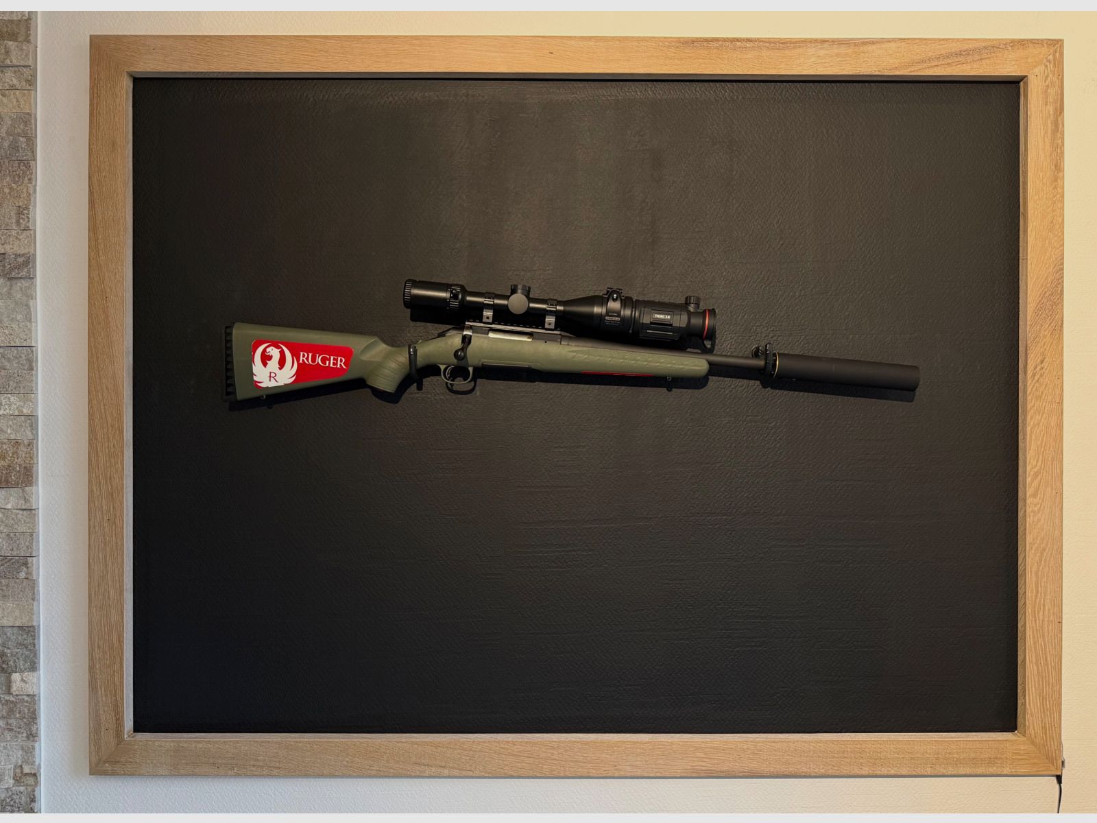 Komplettangebot: Ruger American .308 Win. mit HIKMICRO TH35C 3.0, 2-12x56 IR Zielfernrohr & Stalon Victor Schalldämpfer