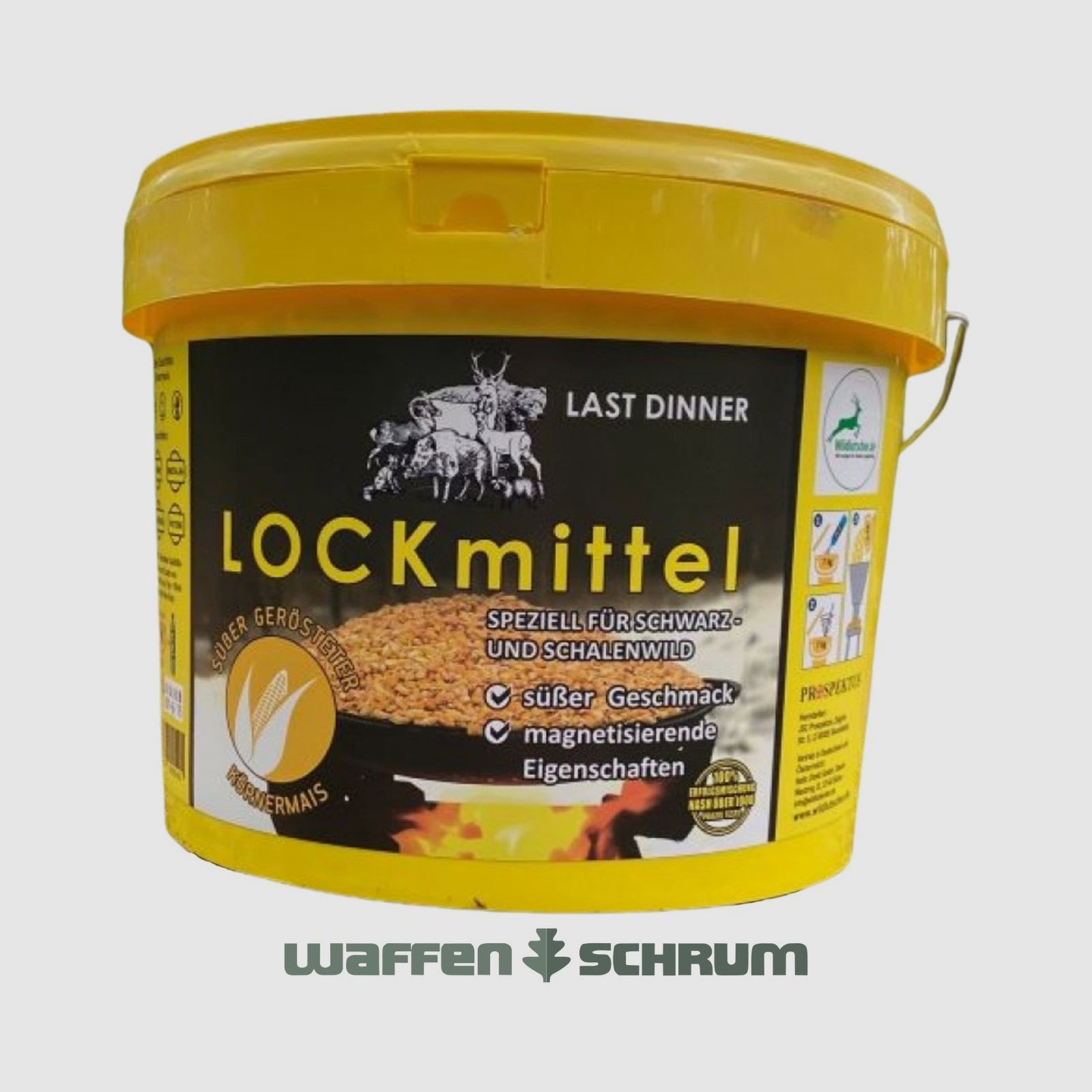Lecca lecca selvatico Ultima Cena mais tostato 7,1 kg con sciroppo di mais zuccherato