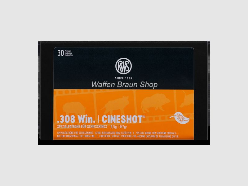 CINESHOT RWS .308 WIN 9,5G 30ER