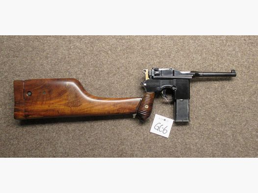 GC-6 pistolet samopowtarzalny MAUSER mod. C96 (M712) kal. 7.63mm Mauser