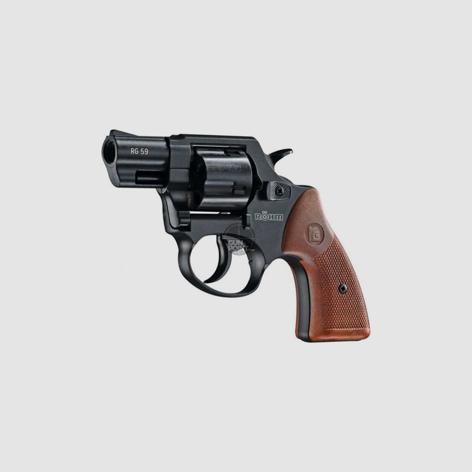 Schreckschuss - Gas Signal Revolver - RHM RG 59 - brniert