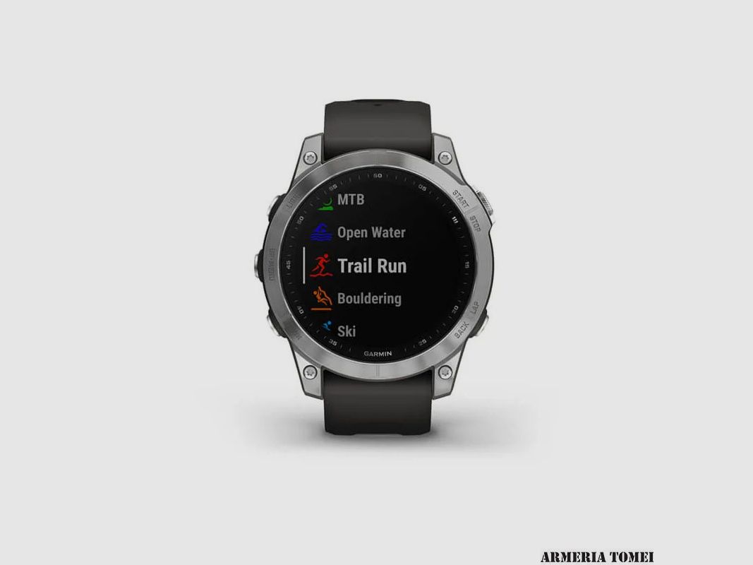WATCH – GARMIN – FENIX 7 – STANDARD EDITION Silver with Graphite strap, image 6 of 11