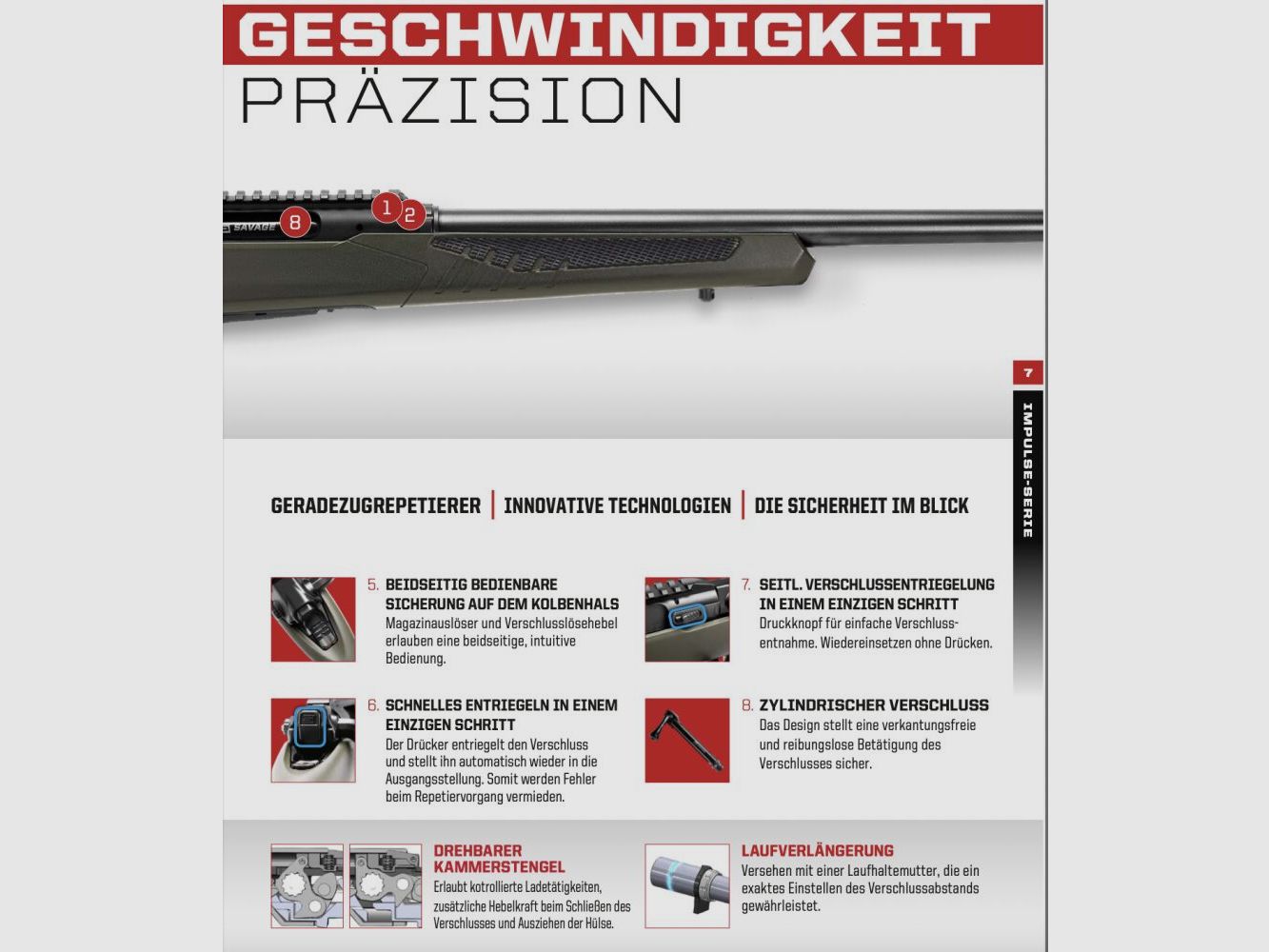 SAVAGE	 IMPULSE | Hog Hunter | für Links- und Rechtsschützen - Waffen Friedrichs