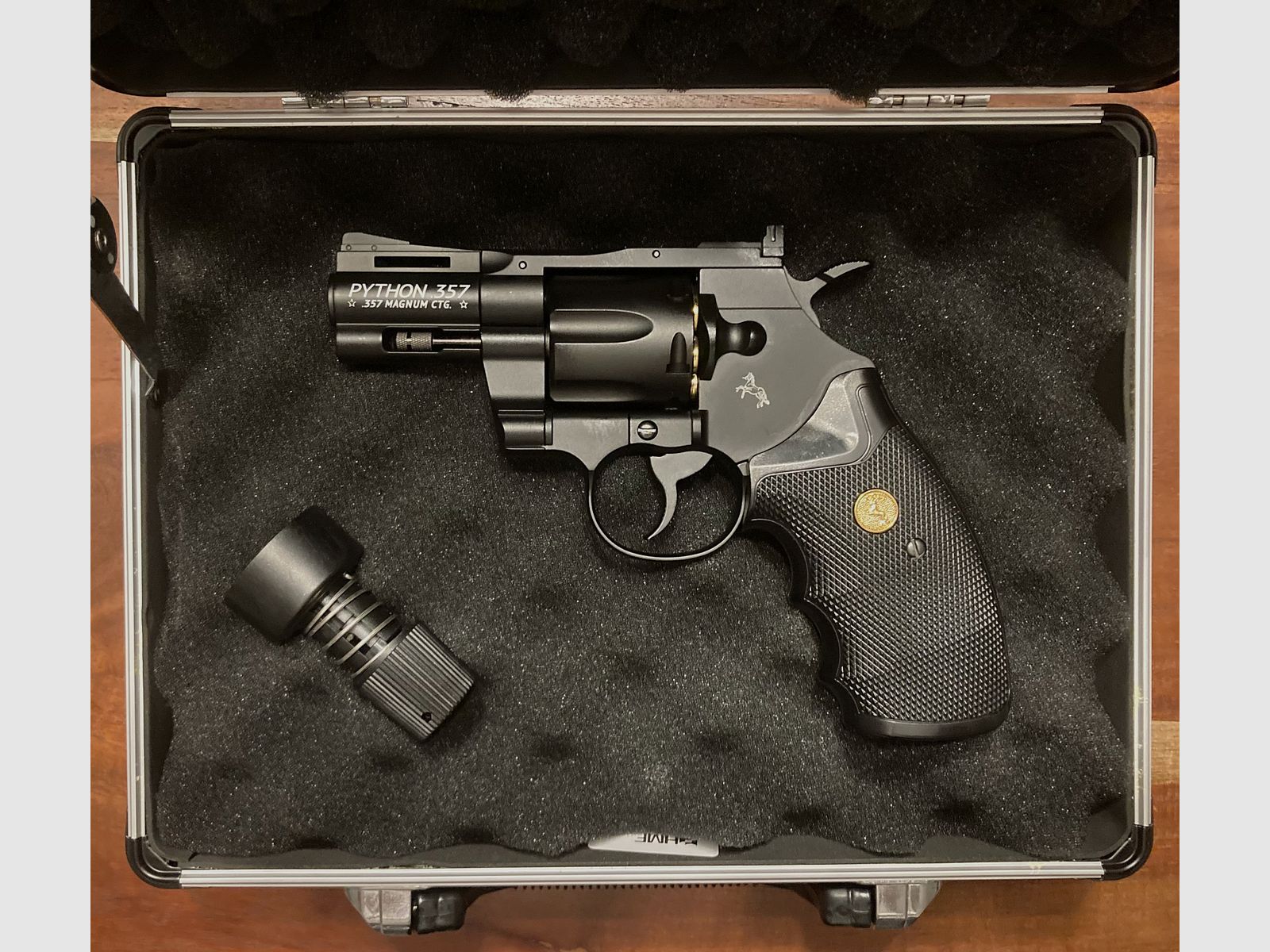 Set: Umarex Colt Python 2.5" full metal steel BB CO2