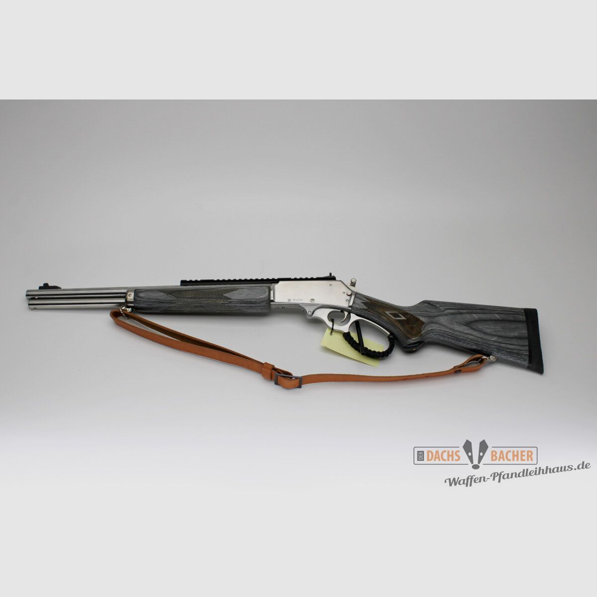 UHR Büchse Marlin 1895 SBL Kal. 45-70 GOV Stainless Lederriemen, Bild 1 von 8