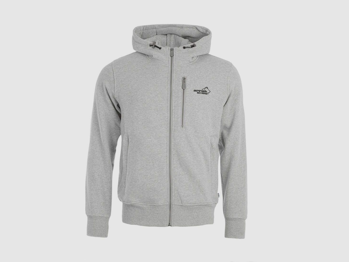 Arrak Outdoor Sport Hoodie Heren Grijs 3XL